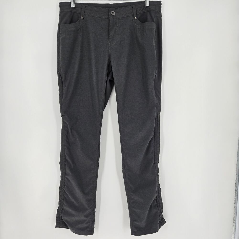 KÜHL Trekr Pants Women’s 12 Long Gray Nylon Hiking Outdoor Travel